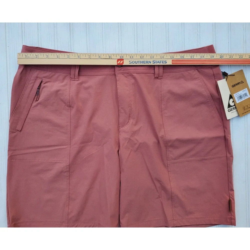Gerry Men's Trail Shorts Lightweight‎ Performance Hiking Active Size XL Rust